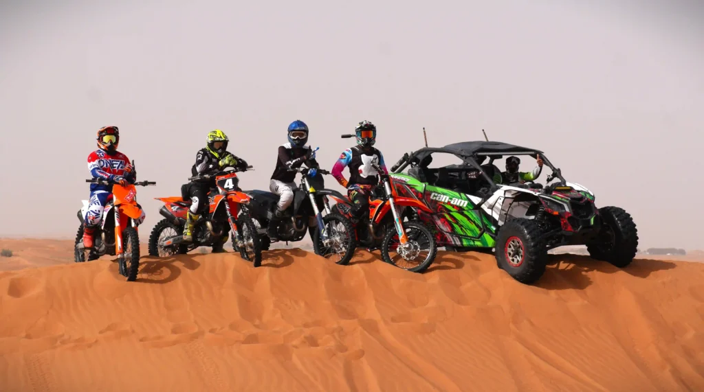 Dirt Bike Ride On Open Desert With Professional Guide